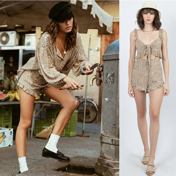 New spell designs frankie shorts cheetah M leopard - Picture 3 of 8